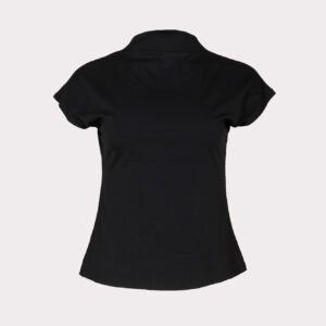 Turtleneck T-Shirt — Nero