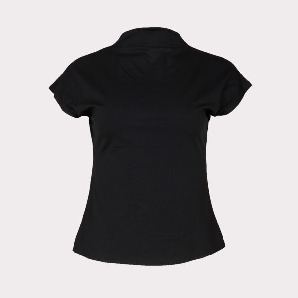 Turtleneck T-Shirt — Nero
