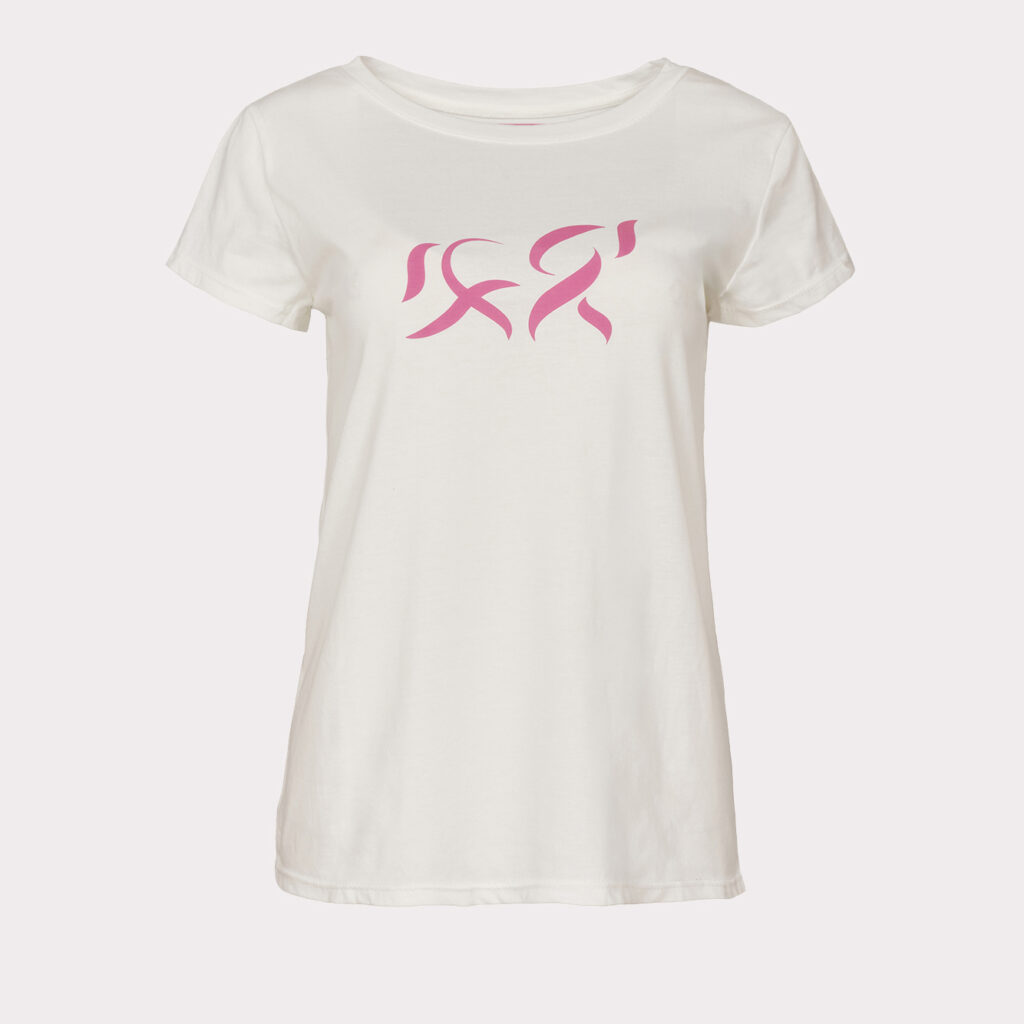 White and Pink T-Shirt — dettaglio