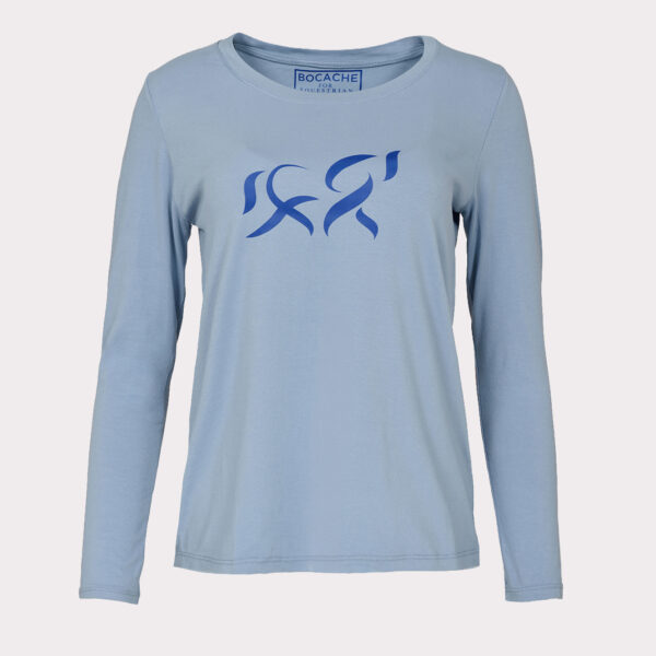 Long-Sleeved Shirt — Celeste