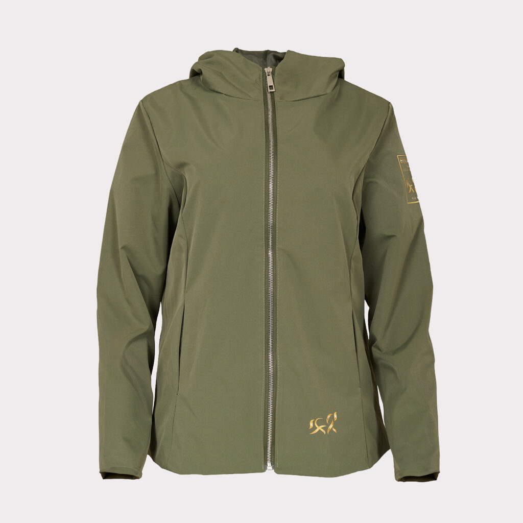 Green Zip-up hoodie windbreaker — immagine 4