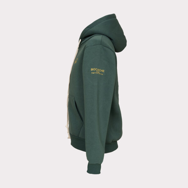 Green Zip-up Hoodie — Verde