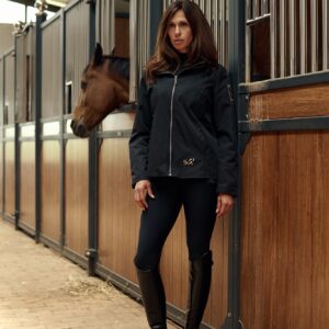 Zip-Up Hoodie Windbreaker — Nero