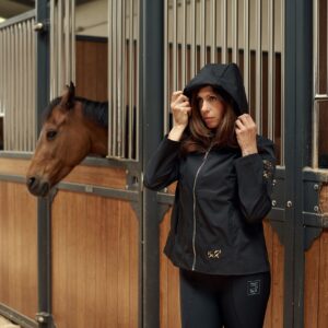 Zip-Up Hoodie Windbreaker — Nero