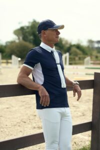 Half-sleeved competition shirt Blue — Blu