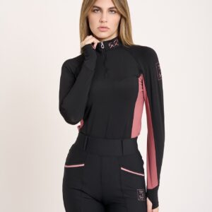 Half Zip Layer — Nero