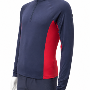 Red and Blue Half Zip Man’s Layer — immagine 2
