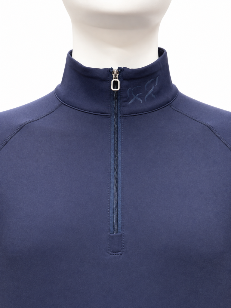 Navy Blue Half Zip Man’s Layer — immagine 3