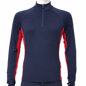 Red and Blue Half Zip Man’s Layer — immagine 3