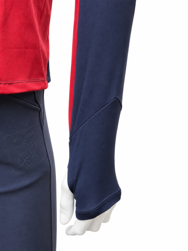 Red and Blue Half Zip Man’s Layer — immagine 6