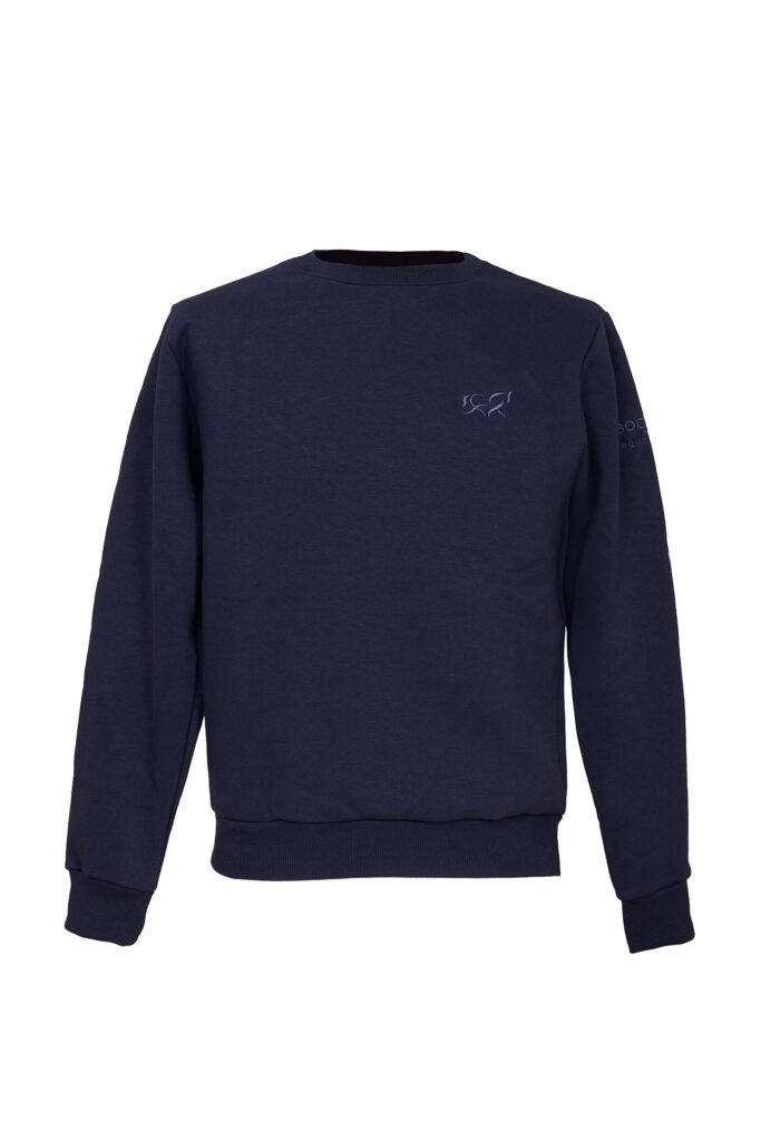 Navy Blue Crewneck sweatshirt — dettaglio
